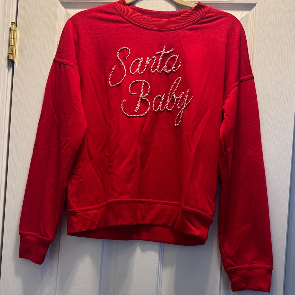 Philosophy Red 'Santa Baby' Sweatshirt